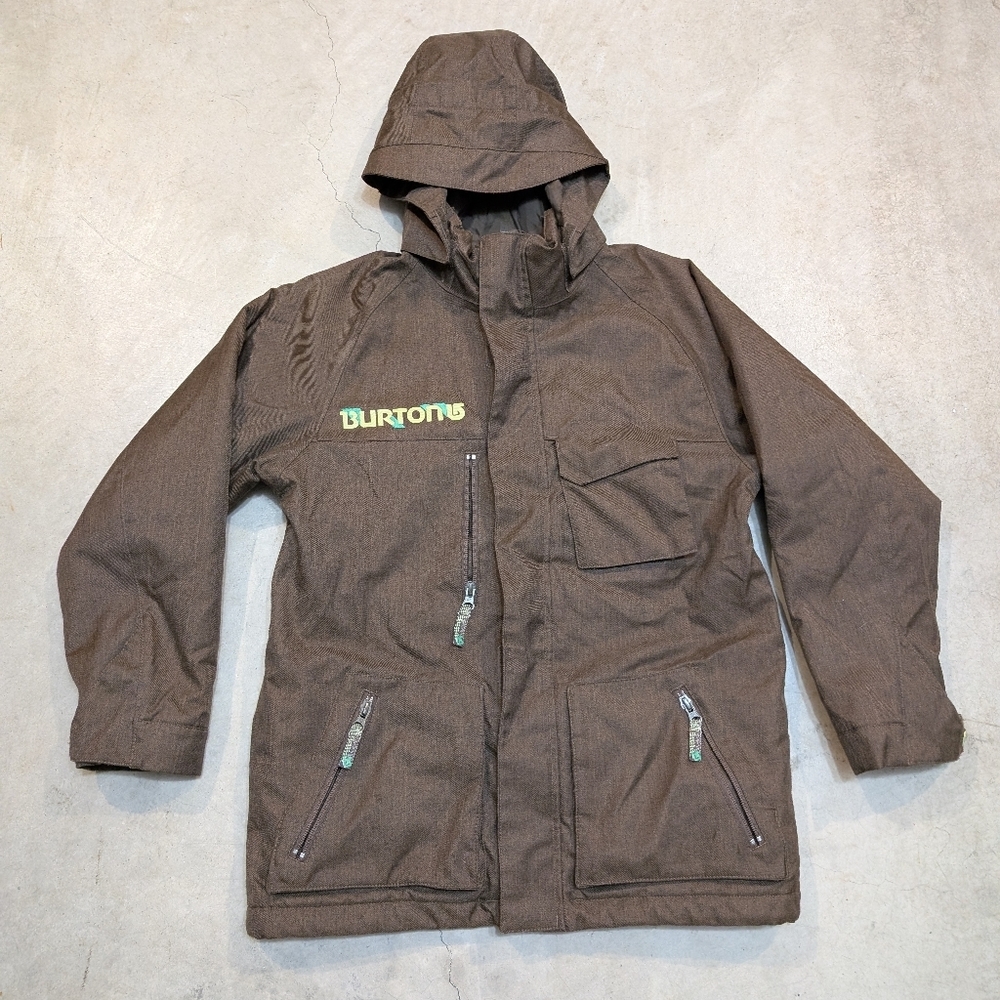 Burton Dryride Youth XL Men's S Brown Jacket Skiing Snowboarding Snow